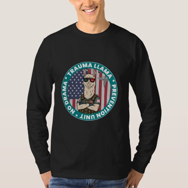 Camiseta Médica da Unidade de Prevenção de Trauma  (Frente)