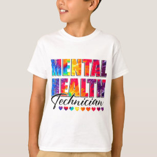 Camiseta Médica de Saúde Dia de Apreciação Tie Dye Mulheres
