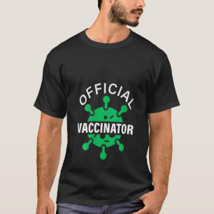 Camiseta Médica Enfermeira Vacinação Feminina Gráfico