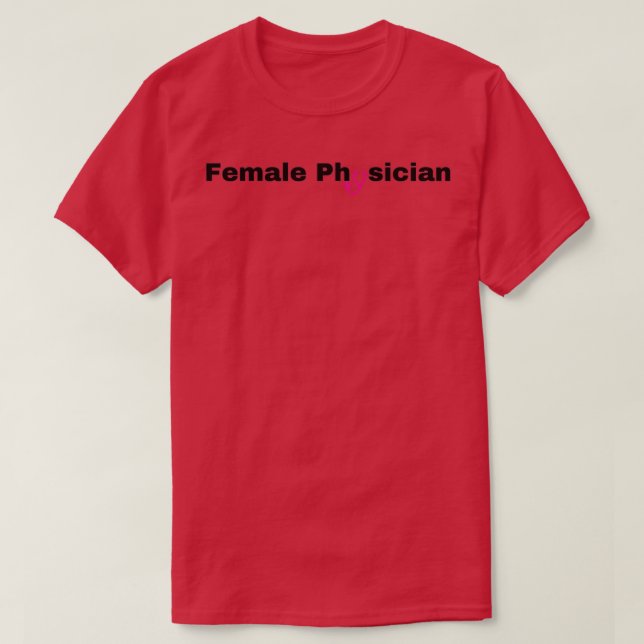 Camiseta Médica feminina (Frente do Design)