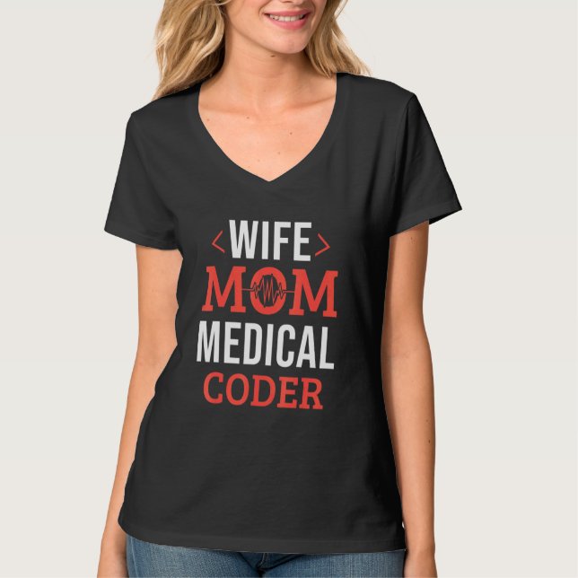 Camiseta Médica Mulheres Enfermeiras Codificando Enfermeira (Frente)