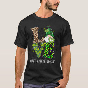 Camiseta Medical Laboratory Technician Love St Patricks Day