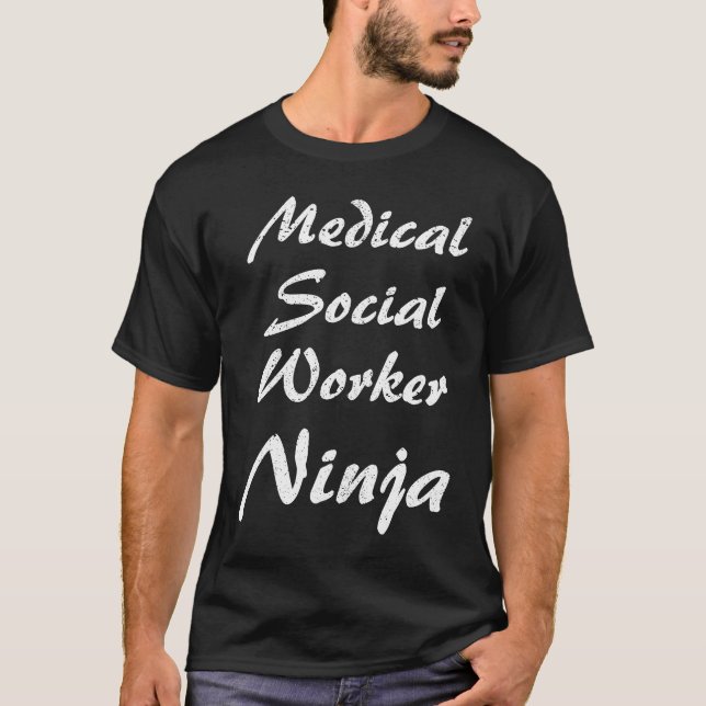 Camiseta Medical Social Worker  Occupation Work (Frente)