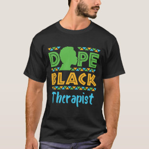 Camiseta Medicamento Black Therapist Mental Health Advisory