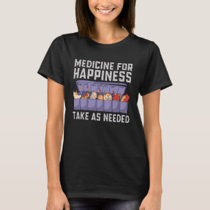 Camiseta Medicamento de Gato Para Felicidade Gatos