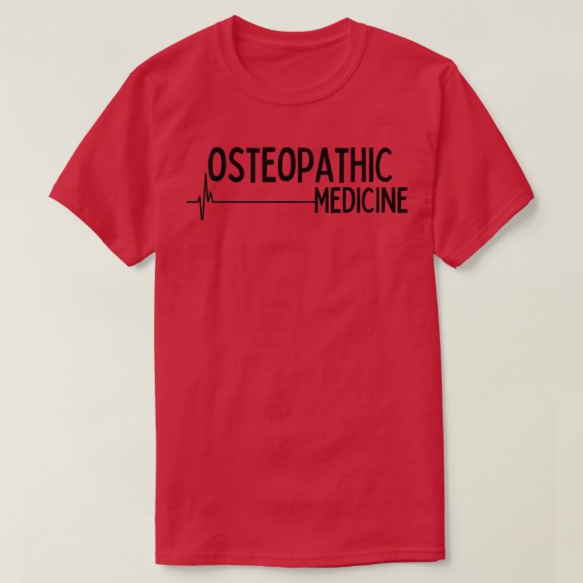 Camiseta medicamento osteopático (Frente do Design)