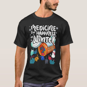 Camiseta Medicamento Para Felicidade No Comedor De Gomas De