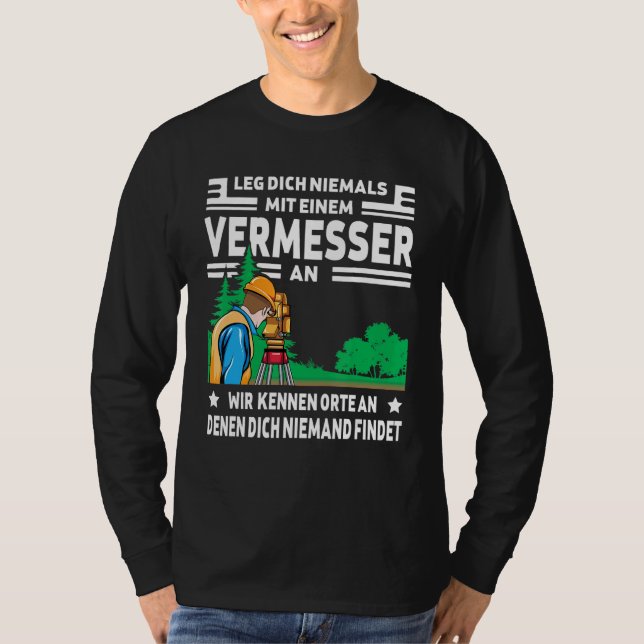 Camiseta Medição Geomática do Técnico de Medida (Frente)
