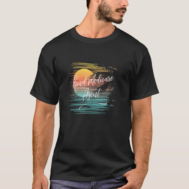 Camiseta Medicare Insurance Agent Aep Idea Tropical Cruise (Frente)