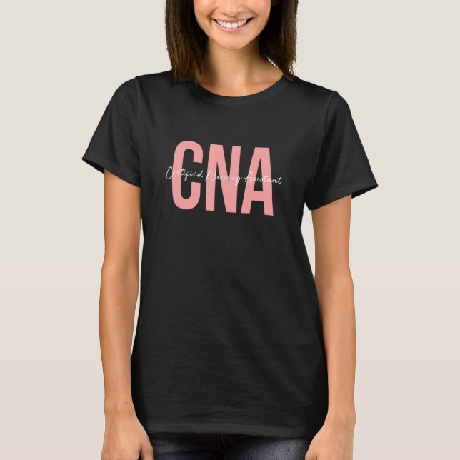 Camiseta Medicina do Assistente de Enfermagem Certificado d (Frente)