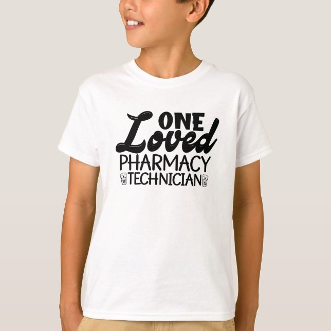 Camiseta Medicina farmacêutica de um técnico de farmácia ad (Frente)
