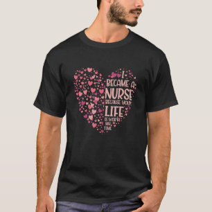 Camiseta Medicina Hospital Enfermagem Coração Presente Enfe
