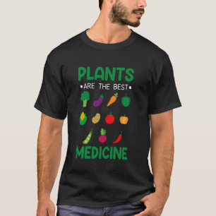 Camiseta Medicina Vegetariana Comida Orgânica Herbívoro Veg