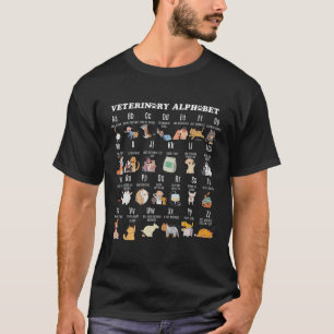 Camiseta Medicina Veterinária Alfabeto Enfermeiro Enfermeir
