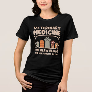 Camiseta Medicina Veterinária divertida para animais