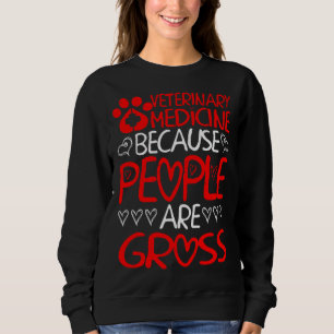 Camiseta Medicina Veterinária Porque as Pessoas São Repugna