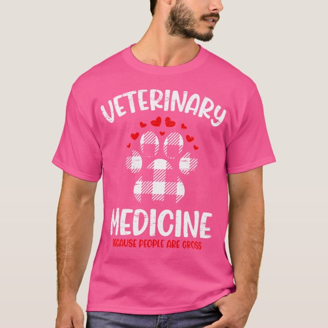 Camiseta Medicina Veterinária Vet Tratamento Animal Clínica (Frente)
