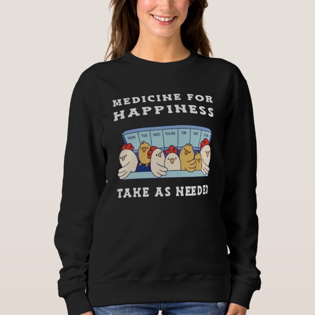Camiseta Medicine for Happiness Chickens (Frente)