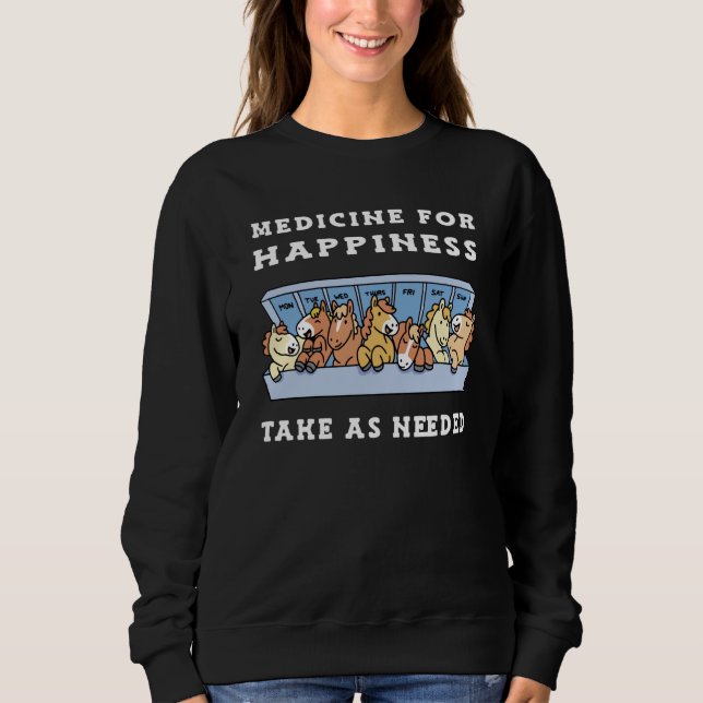 Camiseta Medicine for Happiness Horses Ponny (Frente)
