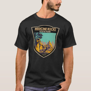 Camiseta Medicine Rocks State Park Montana Vintage 