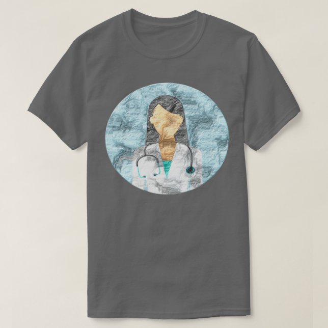 Camiseta Médico acrílico design 1 (Frente do Design)