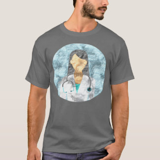 Camiseta Médico acrílico design 1