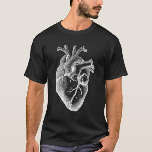 Camiseta Médico Anatômico do Coração Humano Presente Coraçã
