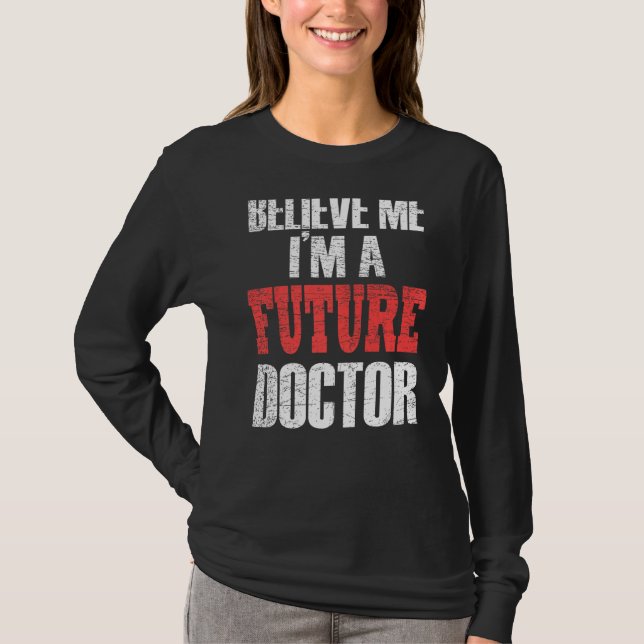 Camiseta Médico Confie Em Mim Sou Médico (Frente)