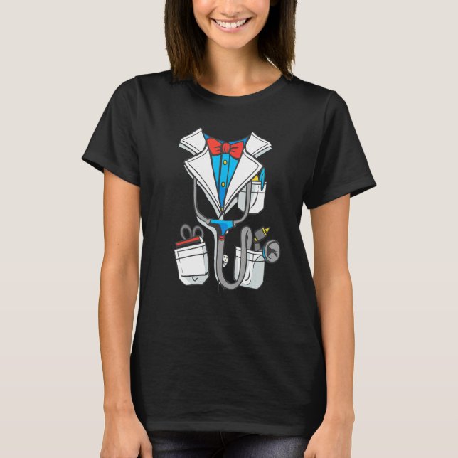 Camiseta Médico Costume Ultimate Uniform Party Wome (Frente)