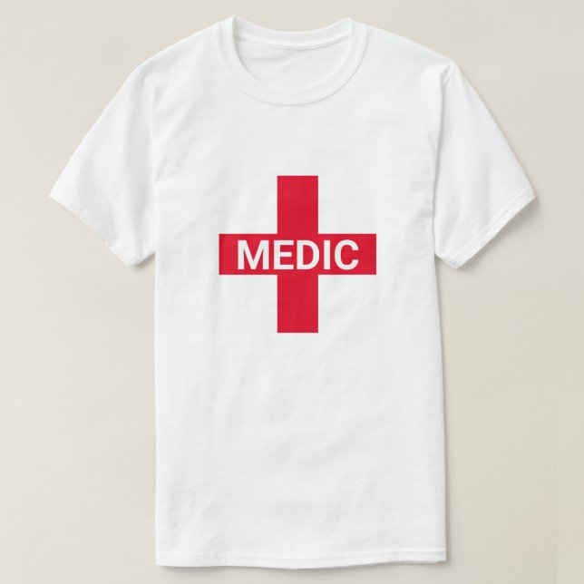 Camiseta Médico Cruz (Frente do Design)
