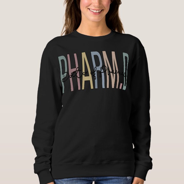 Camiseta Médico Da Farmácia Boho PharmD (Frente)