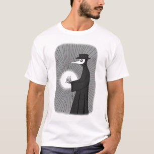 Camiseta Médico da Peste Estranha Máscara Doutor Steampun