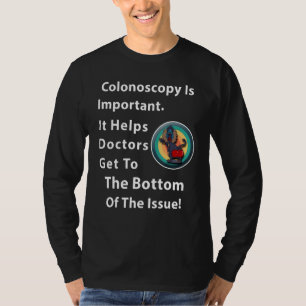 Camiseta Médico de Colonoscopia Piada de Bunda