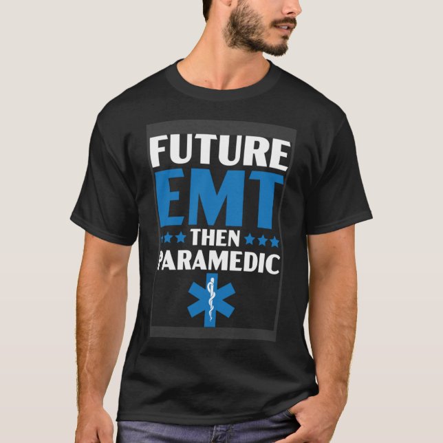 Camiseta Médico de Emergência Parame EMT (Frente)