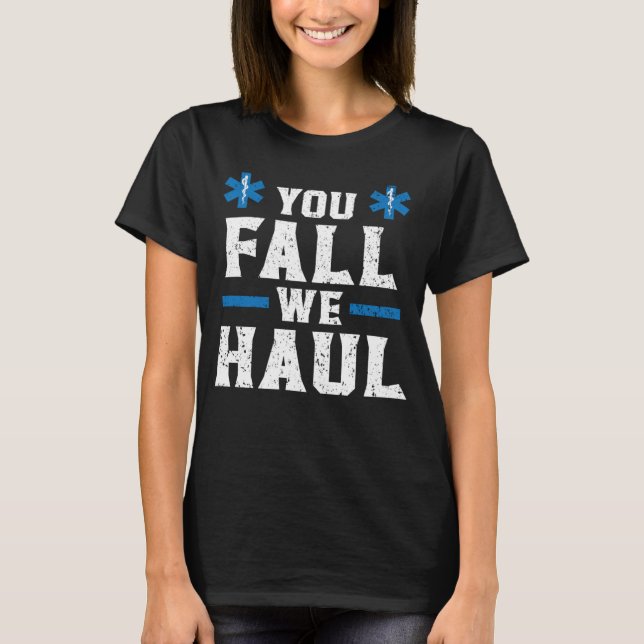 Camiseta Médico de Emergência Parame EMT (Frente)