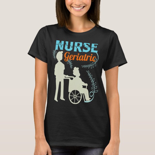 Camiseta Médico de Enfermeiro Geriátrico (Frente)