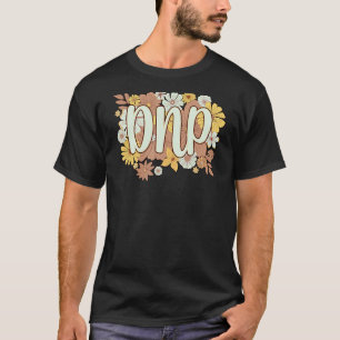 Camiseta Médico De Flores De Graduação De Prática De Enferm