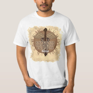 Camiseta médico de medicina interna Caduceus