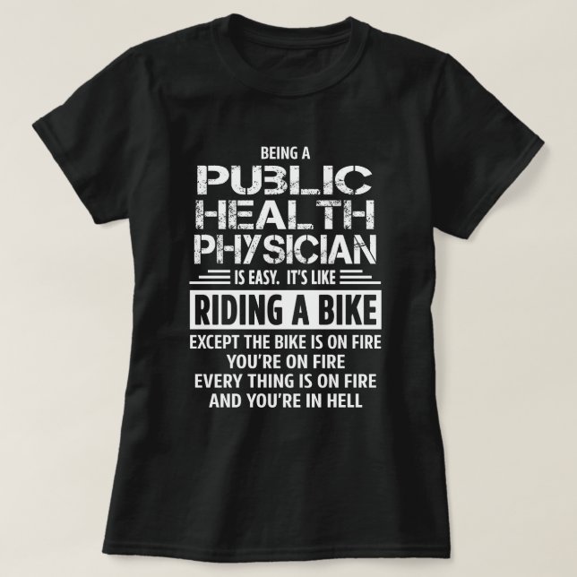 Camiseta Médico de Saúde Pública (Frente do Design)
