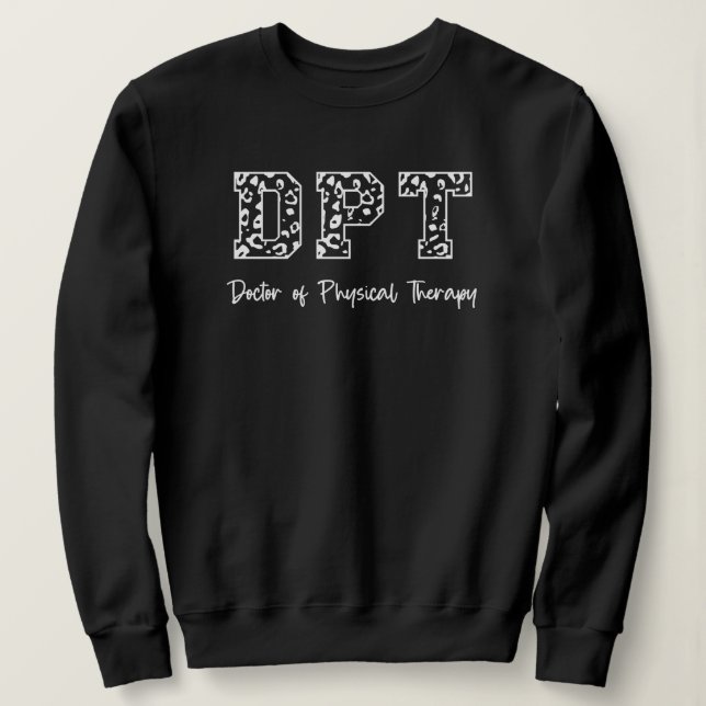 Camiseta Médico de Terapêutica Física de DPT (Frente do Design)