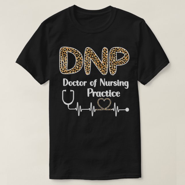 Camiseta Médico DNP De Graduação De Estudantes De Prática D (Frente do Design)