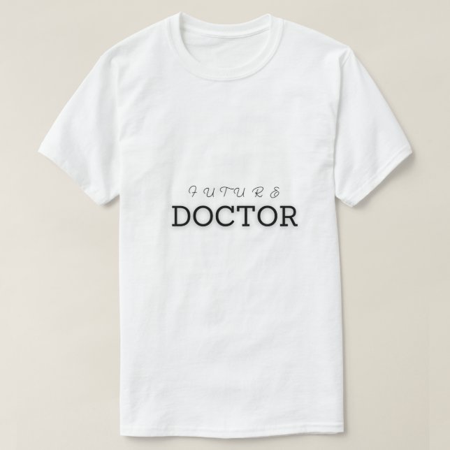 Camiseta médico do furo (Frente do Design)