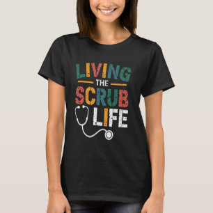 Camiseta Médico Enfermeira Assistente Médico Vida de Trabal