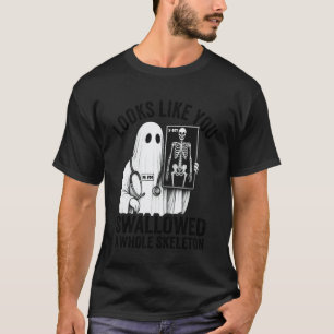 Camiseta Médico Fantasma Engraçado Técnico de Raio-X Hallow