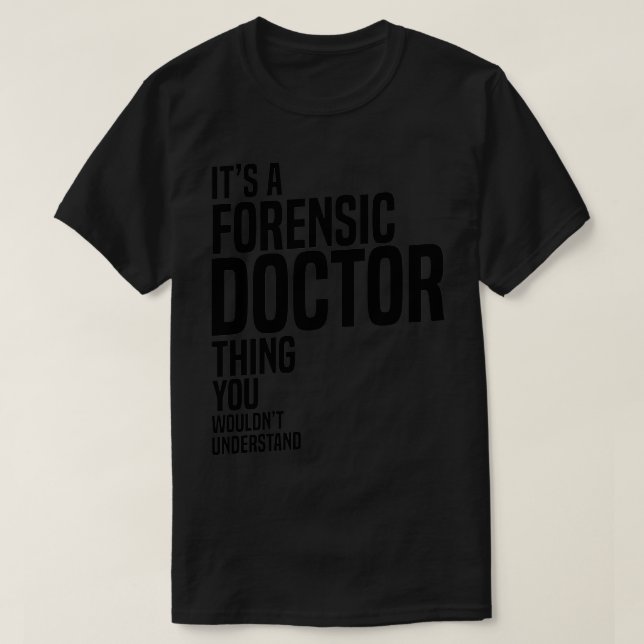 Camiseta Médico forense (Frente do Design)