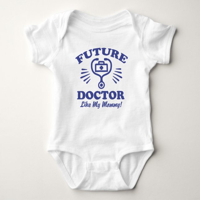 Camiseta Médico Futuro Como Minha Mamãe (Frente)