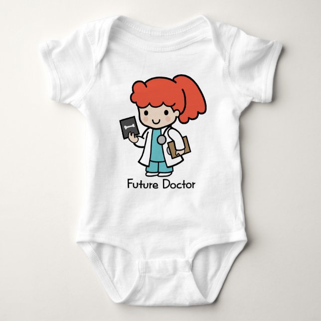 Camiseta Médico Futuro - Rapariga (Frente)