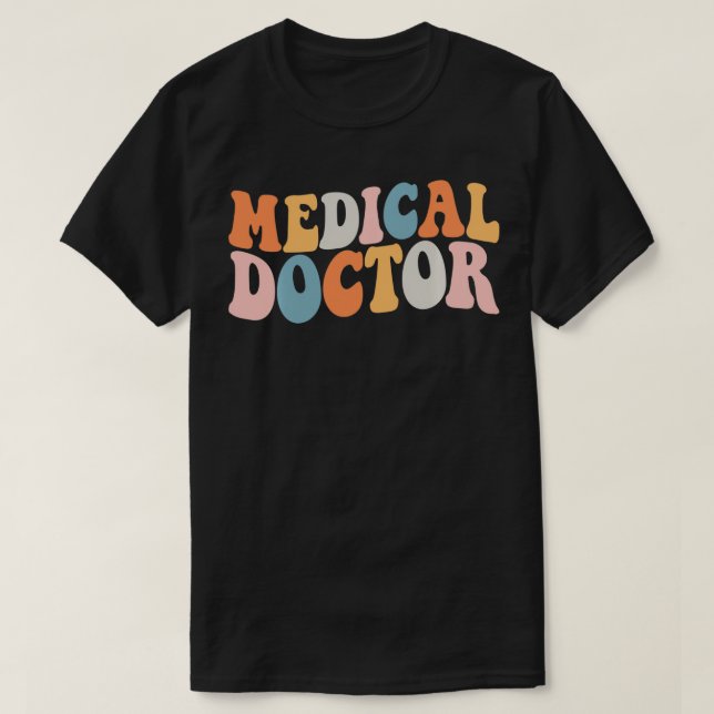 Camiseta Médico Life MD Médico Profissionais de saúde (Frente do Design)
