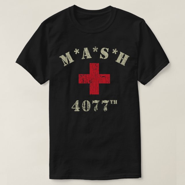Camiseta Médico MASH 4077º Médico 1970 (Frente do Design)