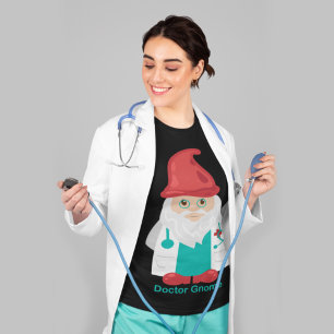 Camiseta Médico Médico Gnomo Unisex